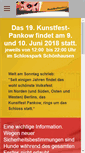 Mobile Screenshot of kunstfest-pankow.de